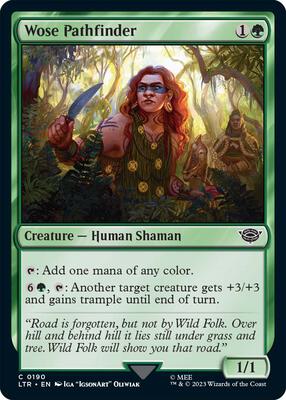 Wose Pathfinder card from Universes Beyond: The Lord of the Rings: Tales of Middle-earth