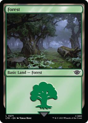 Forest (0271) card from Universes Beyond: The Lord of the Rings: Tales of Middle-earth