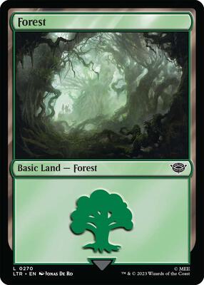 Forest (0270) card from Universes Beyond: The Lord of the Rings: Tales of Middle-earth