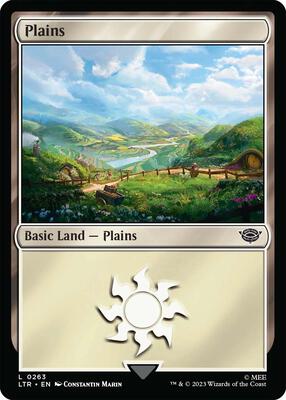 Plains (0263) card from Universes Beyond: The Lord of the Rings: Tales of Middle-earth