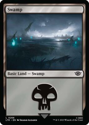 Swamp (0266) card from Universes Beyond: The Lord of the Rings: Tales of Middle-earth