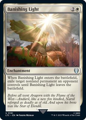 Banishing Light card from Commander: The Lord of the Rings: Tales of Middle-earth