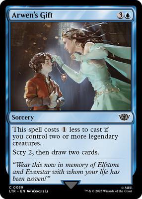 Arwen's Gift card from Universes Beyond: The Lord of the Rings: Tales of Middle-earth