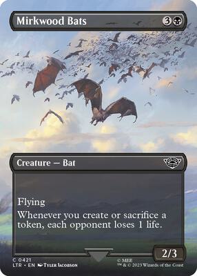Mirkwood Bats (Borderless) card from Universes Beyond: The Lord of the Rings: Tales of Middle-earth
