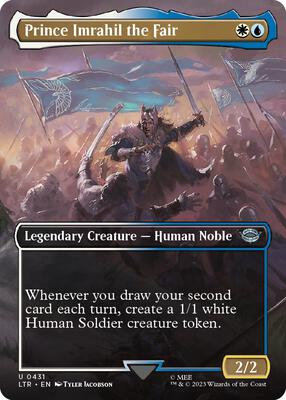 Prince Imrahil the Fair (Borderless) card from Universes Beyond: The Lord of the Rings: Tales of Middle-earth