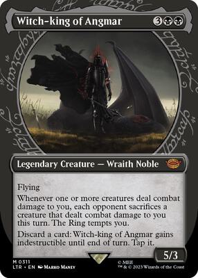 Witch-king of Angmar (Showcase) card from Universes Beyond: The Lord of the Rings: Tales of Middle-earth