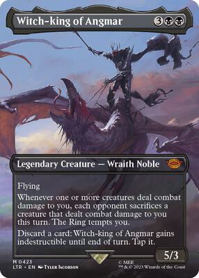 Witch-king of Angmar (Borderless) card from Universes Beyond: The Lord of the Rings: Tales of Middle-earth