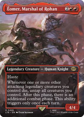 Eomer, Marshal of Rohan (Borderless) card from Universes Beyond: The Lord of the Rings: Tales of Middle-earth