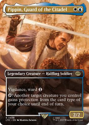 Pippin, Guard of the Citadel (Borderless) card from Universes Beyond: The Lord of the Rings: Tales of Middle-earth