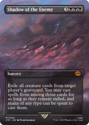 Shadow of the Enemy (Borderless) card from Universes Beyond: The Lord of the Rings: Tales of Middle-earth