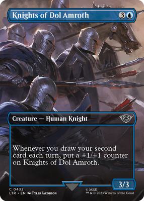 Knights of Dol Amroth (Borderless) card from Universes Beyond: The Lord of the Rings: Tales of Middle-earth
