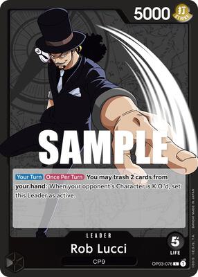Rob Lucci (076) card from Pillars of Strength