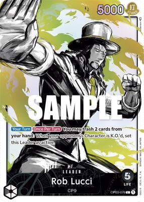 Rob Lucci (076) (Alternate Art) card from Pillars of Strength