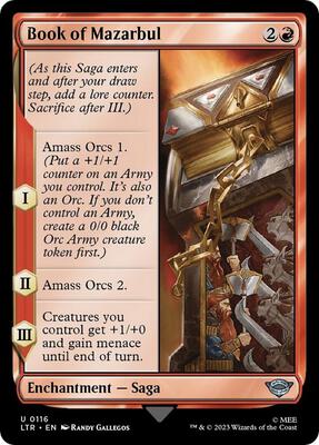 Book of Mazarbul card from Universes Beyond: The Lord of the Rings: Tales of Middle-earth