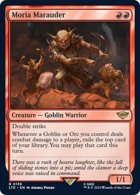 Moria Marauder card from Universes Beyond: The Lord of the Rings: Tales of Middle-earth