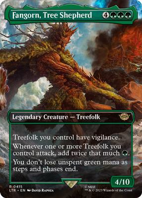 Fangorn, Tree Shepherd (Borderless) card from Universes Beyond: The Lord of the Rings: Tales of Middle-earth
