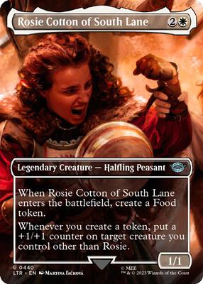 Rosie Cotton of South Lane (Borderless) card from Universes Beyond: The Lord of the Rings: Tales of Middle-earth