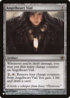 Angelheart Vial card from The List Reprints
