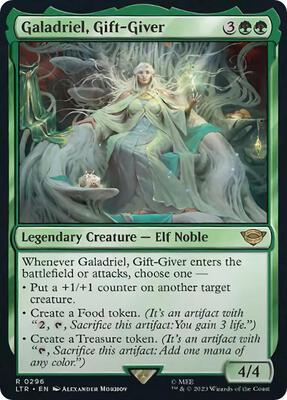 Galadriel, Gift-Giver card from Universes Beyond: The Lord of the Rings: Tales of Middle-earth