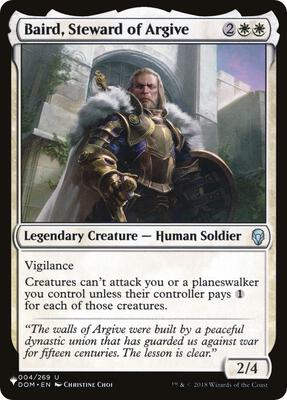 Baird, Steward of Argive card from The List Reprints