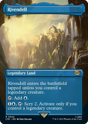 Rivendell (Borderless) card from Universes Beyond: The Lord of the Rings: Tales of Middle-earth