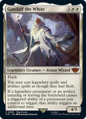 Gandalf the White card from Pro Tour Promos