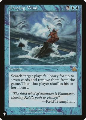 Denying Wind card from The List Reprints