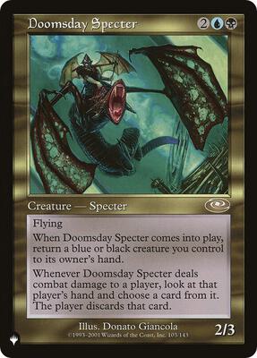 Doomsday Specter card from The List Reprints