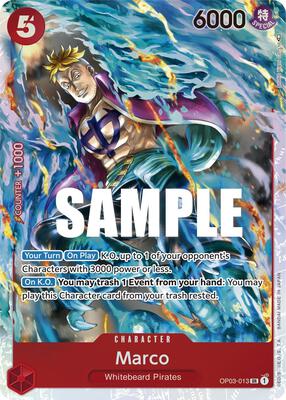 Marco card from Pillars of Strength