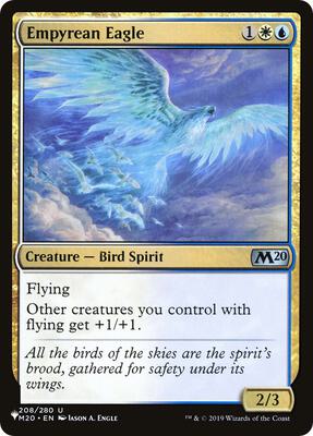 Empyrean Eagle card from The List Reprints