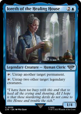 Ioreth of the Healing House card from Universes Beyond: The Lord of the Rings: Tales of Middle-earth