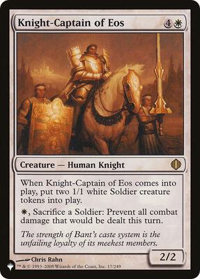 Knight-Captain of Eos card from The List Reprints