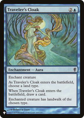 Traveler's Cloak card from The List Reprints