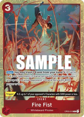 Fire Fist (Alternate Art) card from Pillars of Strength