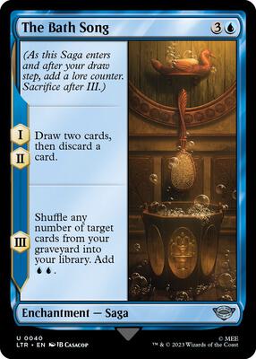 The Bath Song card from Universes Beyond: The Lord of the Rings: Tales of Middle-earth
