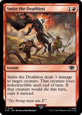Smite the Deathless card from Universes Beyond: The Lord of the Rings: Tales of Middle-earth