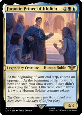 Faramir, Prince of Ithilien card from Universes Beyond: The Lord of the Rings: Tales of Middle-earth
