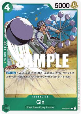 Gin card from Pillars of Strength