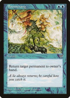 Boomerang card from Mirage