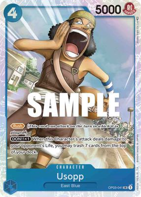 Usopp card from Pillars of Strength