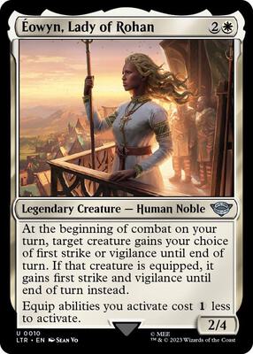 Eowyn, Lady of Rohan card from Universes Beyond: The Lord of the Rings: Tales of Middle-earth