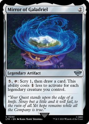 Mirror of Galadriel card from Universes Beyond: The Lord of the Rings: Tales of Middle-earth