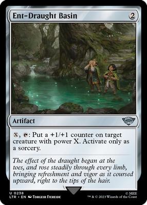 Ent-Draught Basin card from Universes Beyond: The Lord of the Rings: Tales of Middle-earth