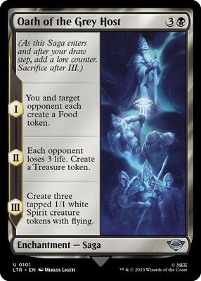 Oath of the Grey Host card from Universes Beyond: The Lord of the Rings: Tales of Middle-earth