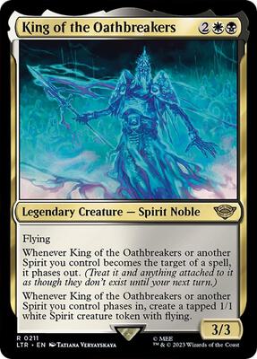 King of the Oathbreakers card from Universes Beyond: The Lord of the Rings: Tales of Middle-earth