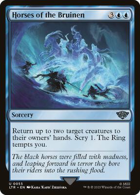 Horses of the Bruinen card from Universes Beyond: The Lord of the Rings: Tales of Middle-earth