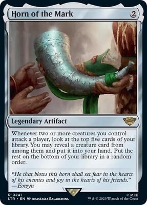 Horn of the Mark card from Universes Beyond: The Lord of the Rings: Tales of Middle-earth