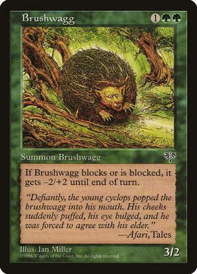 Brushwagg card from Mirage
