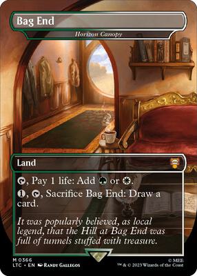 Bag End - Horizon Canopy (Borderless) card from Commander: The Lord of the Rings: Tales of Middle-earth