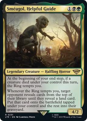 Smeagol, Helpful Guide card from Universes Beyond: The Lord of the Rings: Tales of Middle-earth